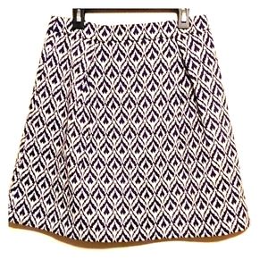 J. Crew, navy A-line skirt